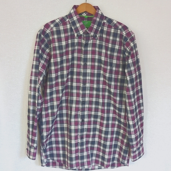 Forsyth of Canada Men's Long Sleeve Button Down Shirt. Size Medium. Plaid - Picture 2 of 11